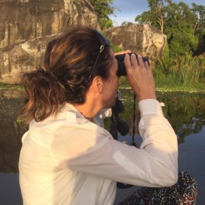 Birdwatching on a pristine sanctuary lagoon at sunrise - Sri Lanka